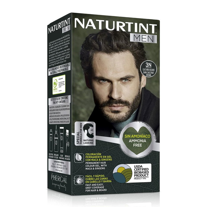 Naturtint MEN Tinte sin amoníaco 3N castaño oscuro