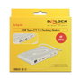 DeLOCK 87298 Dockingstation USB 3.2 Gen 1 Type-C Plata