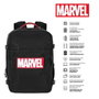 Karactermania Mochila Mercury Marvel Comics Negro
