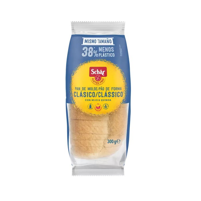 Schar Pan de Molde Clásico Sin Gluten 300g Schar Pan de Molde Clásico Sin Gluten 300g