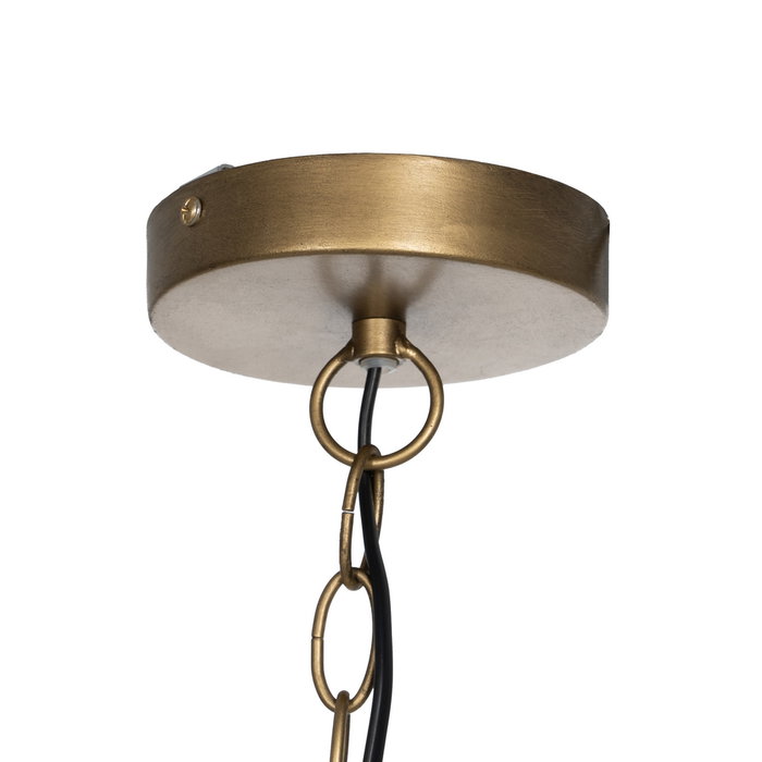 Lámpara Techo Cuentas Natural 42,50 X 42,50 X 76 cm