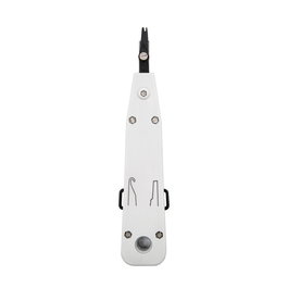 Nanocable Insertadora KRONE IDC/DUAL IDC LSA-PLUS - Herramienta de inserción crimpadora para montaje, Color Gris, Ref. 10.31.1001