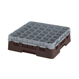 CAMBRO Cesta de lavado 36 comp. Castaño