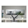 EQUIP Soporte de Montaje para 2 Monitores LCD de Escritorio (13" - 27") - Kit de Fijación Tamaños 33 - 68,6 cm, Negro