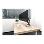 EQUIP Soporte de Montaje para 2 Monitores LCD de Escritorio (13" - 27") - Kit de Fijación Tamaños 33 - 68,6 cm, Negro