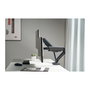 EQUIP Soporte de Montaje para 2 Monitores LCD de Escritorio (13" - 27") - Kit de Fijación Tamaños 33 - 68,6 cm, Negro