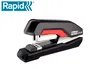 Rapid Grapadora Supreme S50 Plástico, Capacidad 50 Hojas, Negra/Roja