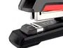 Rapid Grapadora Supreme S50 Plástico, Capacidad 50 Hojas, Negra/Roja