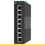 LevelOne Switch Administrado L2 IGS-2108, 8 Puertos Gigabit (10/100/1000) con VLAN, QoS y Montaje en Rail DIN para Redes Empresariales