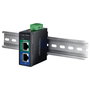 TRENDnet TI-IG215 Inyector PoE+ Industrial 2.5 Gigabit Ethernet, 2 Puertos, Negro