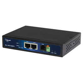 ALLNET ALL-MC116SPV-VDSL2 Módem Puente VDSL2 con Vectoring y 2 Puertos PoE IEEE802.3at