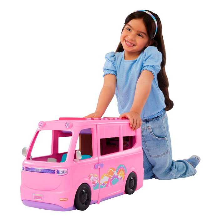 Barbie Súper Caravana DreamCamper con más de 60 accesorios