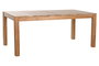 DKD Home Decor Mesa de Comedor para Terraza y Jardín Marrón Teca 180 x 90 x 75 cm