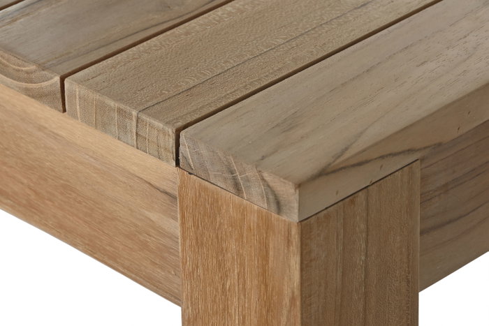 DKD Home Decor Mesa de Comedor para Terraza y Jardín Marrón Teca 180 x 90 x 75 cm DKD Home Decor Mesa de Comedor para Terraza y Jardín Marrón Teca 180 x 90 x 75 cm