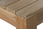DKD Home Decor Mesa de Comedor para Terraza y Jardín Marrón Teca 180 x 90 x 75 cm
