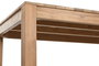 DKD Home Decor Mesa de Comedor para Terraza y Jardín Marrón Teca 180 x 90 x 75 cm