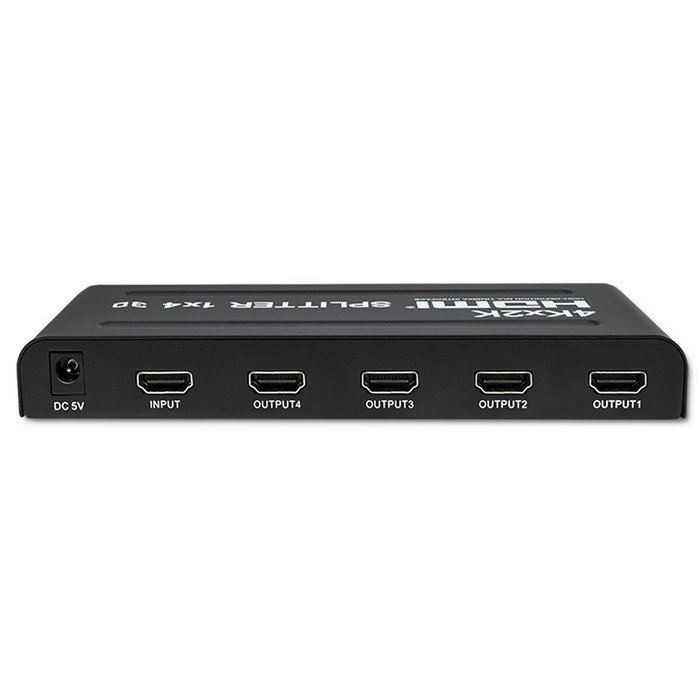 Qoltec Splitter HDMI Activo 4 x HDMI 4K x 2K 3.4Gb/s Qoltec Splitter HDMI Activo 4 x HDMI 4K x 2K 3.4Gb/s