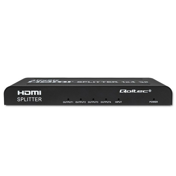 Qoltec Splitter HDMI Activo 4 x HDMI 4K x 2K 3.4Gb/s Qoltec Splitter HDMI Activo 4 x HDMI 4K x 2K 3.4Gb/s