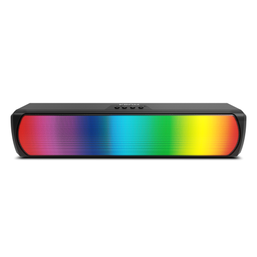 Krom Barra de Sonido K-POP Bluetooth RGB Negro Krom Barra de Sonido K-POP Bluetooth RGB Negro