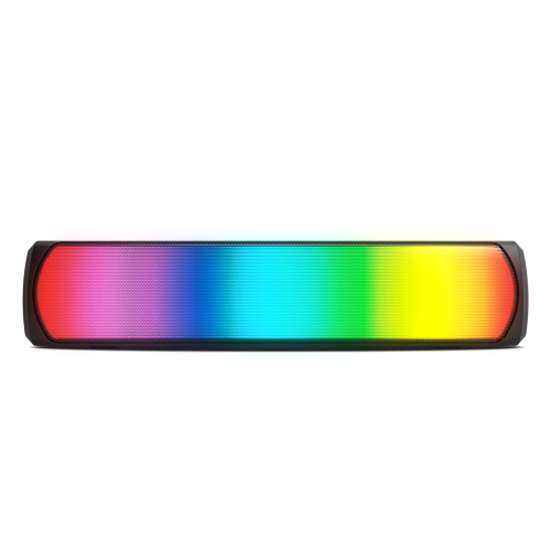 Krom Barra de Sonido K-POP Bluetooth RGB Negro Krom Barra de Sonido K-POP Bluetooth RGB Negro
