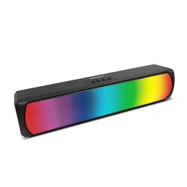 Krom K-POP Barra de Sonido Bluetooth RGB Negro