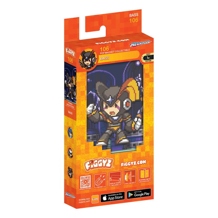 FiGGYZ Mega Man Bass Figura Coleccionable Magnética 11 cm FiGGYZ Mega Man Bass Figura Coleccionable Magnética 11 cm