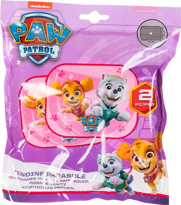 Nickelodeon Paw Patrol Cortinas Laterales Coche Parasol CZ10240 44x35 cm Protección Rayos UV