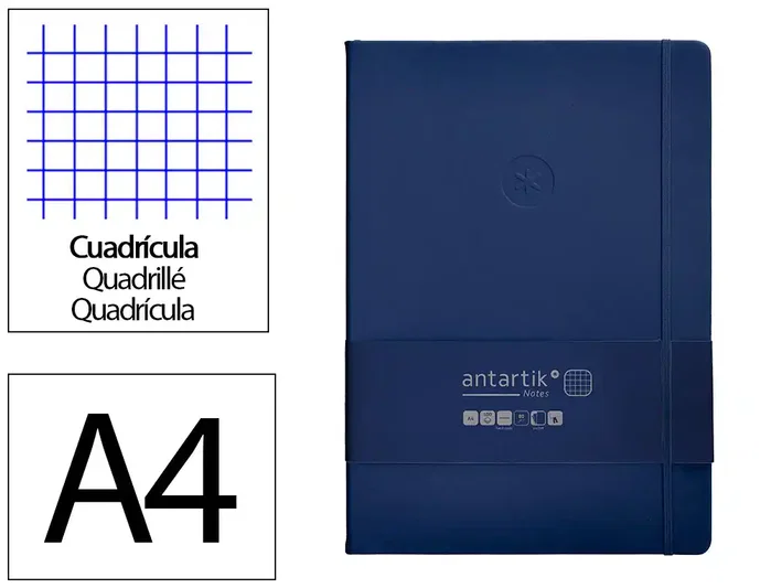 Antartik Cuaderno Antartik Notes Tapa Dura A4 Azul Marino Antartik Cuaderno Antartik Notes Tapa Dura A4 Azul Marino