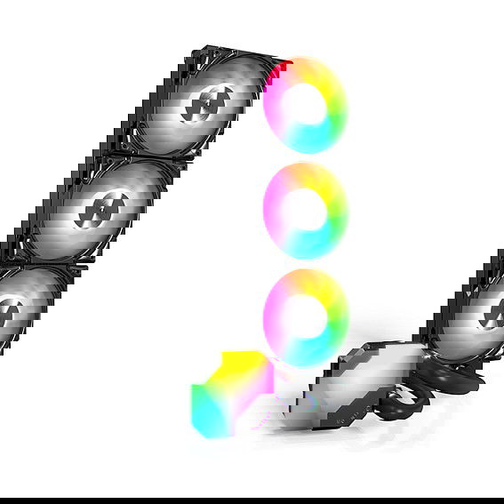 Montech HyperFlow ARGB 360 Refrigeración Líquida Negra 360mm con Iluminación LED