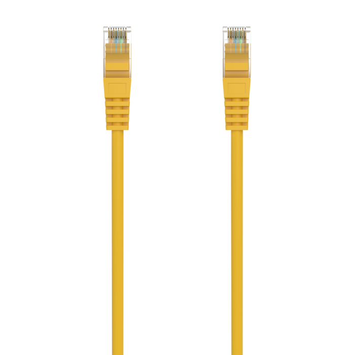 AISENS Cable de Red Latiguillo RJ45 LSZH Cat.6A UTP AWG24 500MHz 1m Amarillo