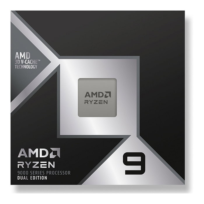 AMD Ryzen 9 9950X3D2 Procesador de escritorio 16 nucleos 32 hilos 5.6GHz turbo Socket AM5 208MB cache TDP 200W 9950X3D2
