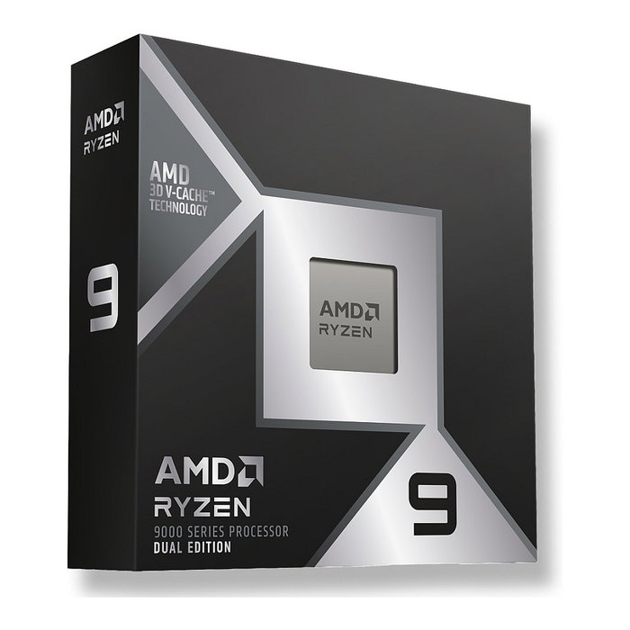 AMD Ryzen 9 9950X3D2 Procesador de escritorio 16 nucleos 32 hilos 5.6GHz turbo Socket AM5 208MB cache TDP 200W 9950X3D2