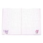 Sanrio Libreta Kuromi & My Melody Pastel Flower Holographic Checkered
