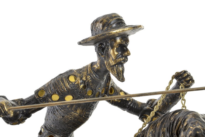 DKD Home Decor Figura de Resina Don Quijote Acabado Envejecido