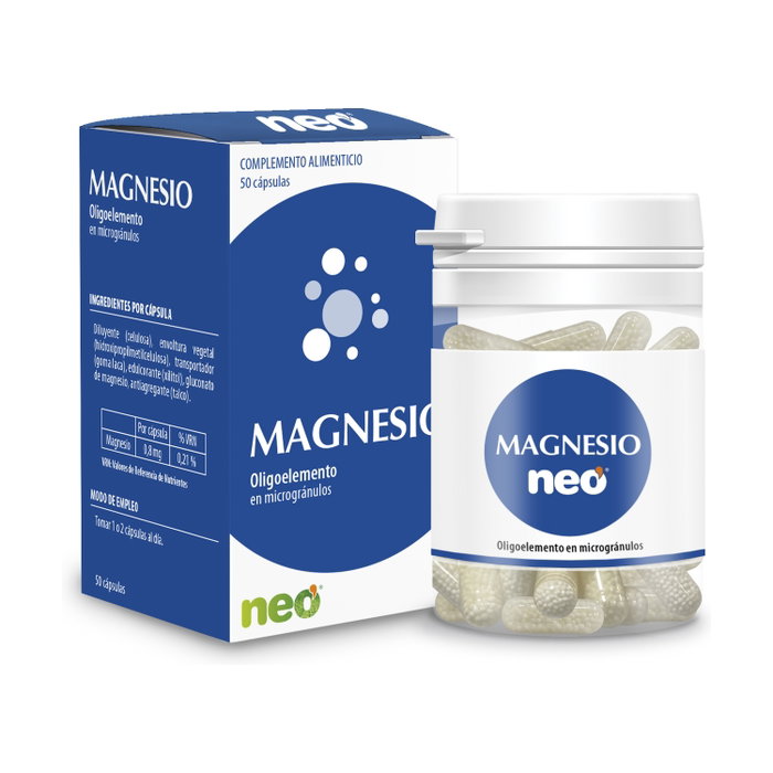 NEO Magnesio microgránulos 50 cápsulas