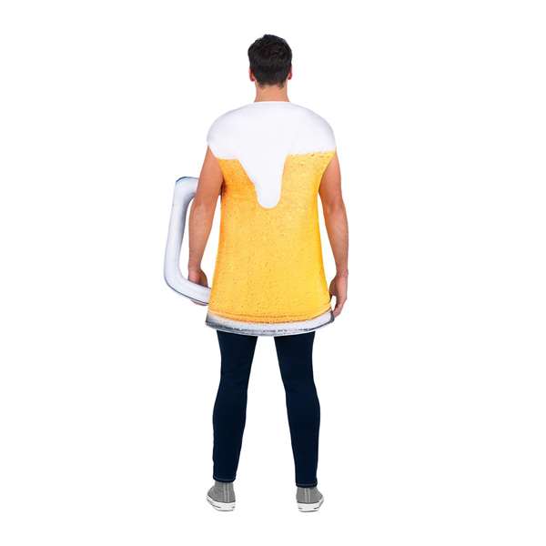 My Other Me Disfraz Jarra de Cerveza Vestido Talla M Adulto Amarillo One Size