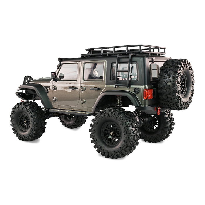 AMEWI 22657 AMXRock Crosstrail Crawler 4WD 1:10 ARTR Camión Oruga RC Color Antracita - 3.4 kg