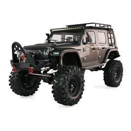 AMEWI 22657 AMXRock Crosstrail Crawler 4WD 1:10 ARTR Camión Oruga RC Color Antracita - 3.4 kg