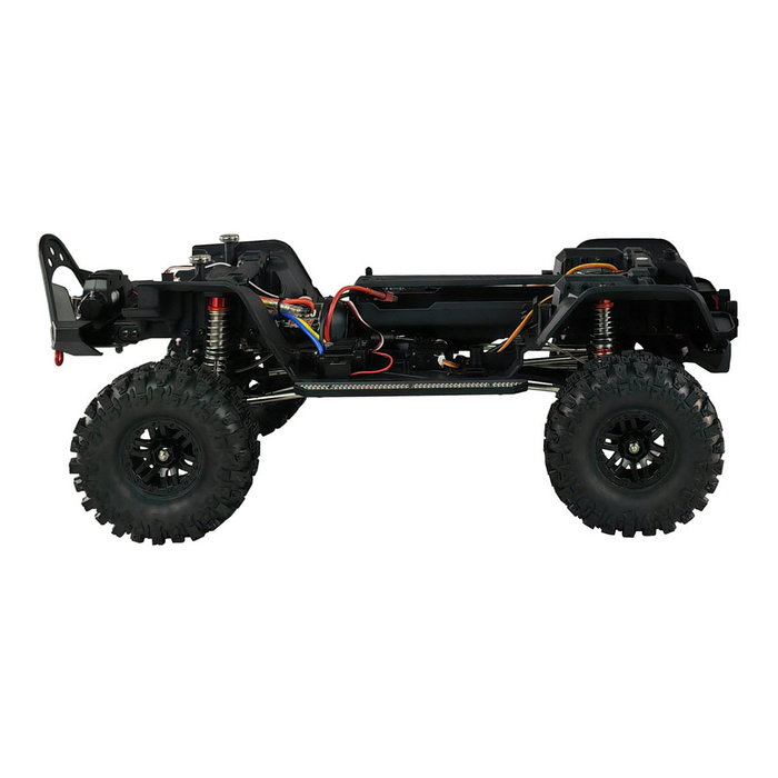 AMEWI 22657 AMXRock Crosstrail Crawler 4WD 1:10 ARTR Camión Oruga RC Color Antracita - 3.4 kg