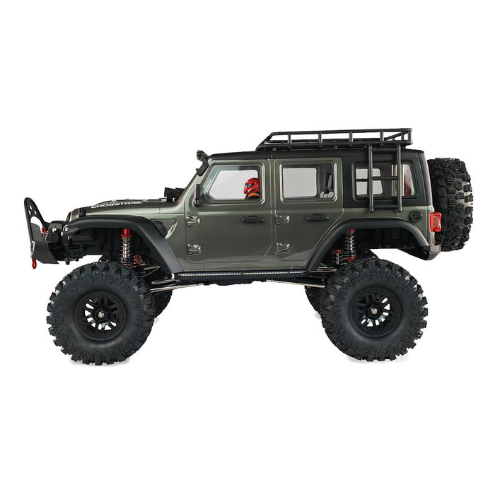 AMEWI 22657 AMXRock Crosstrail Crawler 4WD 1:10 ARTR Camión Oruga RC Color Antracita - 3.4 kg