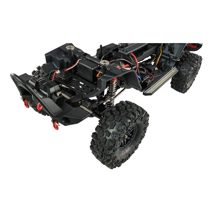 AMEWI 22657 AMXRock Crosstrail Crawler 4WD 1:10 ARTR Camión Oruga RC Color Antracita - 3.4 kg
