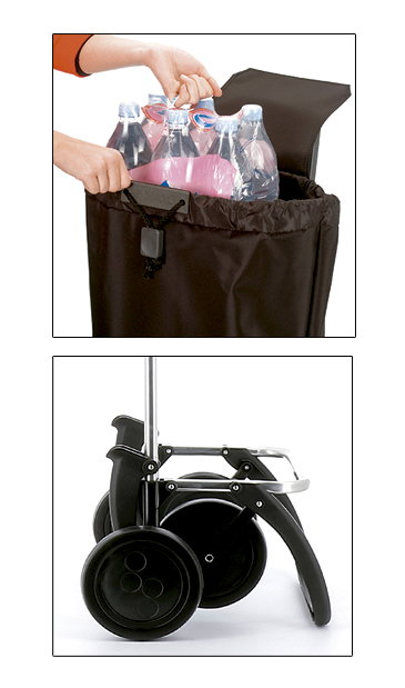 Rolser Carro de la compra Jean Nylon LN Liso Rojo JEA032