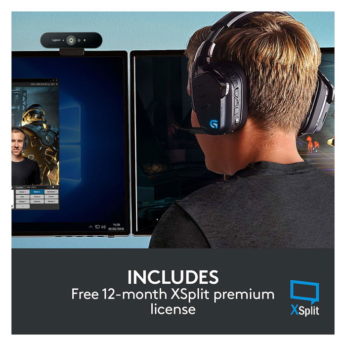 Logitech Brio 4K Stream Edition Cámara Web 4096 x 2160