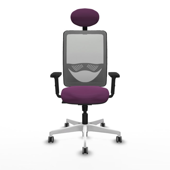 PIQUERAS Y CRESPO Silla de oficina Zulema con mecanismo Sincro, Morado y Gris PIQUERAS Y CRESPO Silla de oficina Zulema con mecanismo Sincro, Morado y Gris