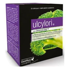 DIETMED Ulcylori 30 Cápsulas - Brócoli, Lactobacillus reuteri y Zinc para Mantenimiento de Mucosas