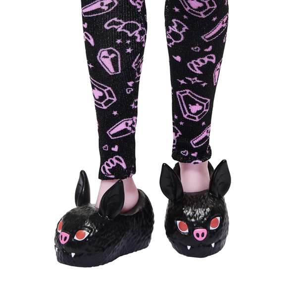 Monster High Muñeca Clawdeen Wolf Fiesta Pijamas Hky66 Mattel Muñeca con Mascota Incluida para Niños +4 Años