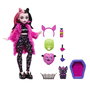 Monster High Muñeca Clawdeen Wolf Fiesta Pijamas Hky66 Mattel Muñeca con Mascota Incluida para Niños +4 Años