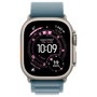 Apple Watch Ultra 3 Titanium Cellular 49mm Natur Alpine Loop hellblau Small