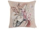DKD Home Decor Cojín de Poliéster con Estampado de Ave Multicolor