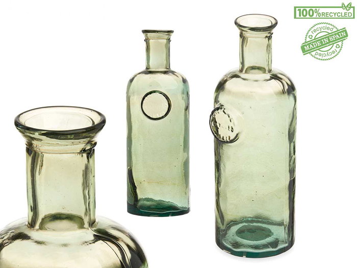 Giftdecor Botella Decorativa Vidrio Stamp Champan 35 cm (Set de 6) Giftdecor Botella Decorativa Vidrio Stamp Champan 35 cm (Set de 6)